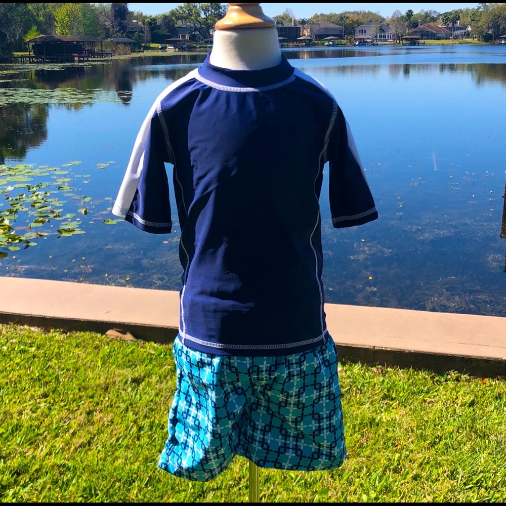 Boy’s Cabana Life Rash Guard Set
